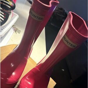 Original Hunter boots size 12y